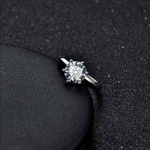 TEST+ for DIAMOND!!!!💯% AUTHENTIC D2.00ct MOISSANITE & 14K White Gold Solitaire